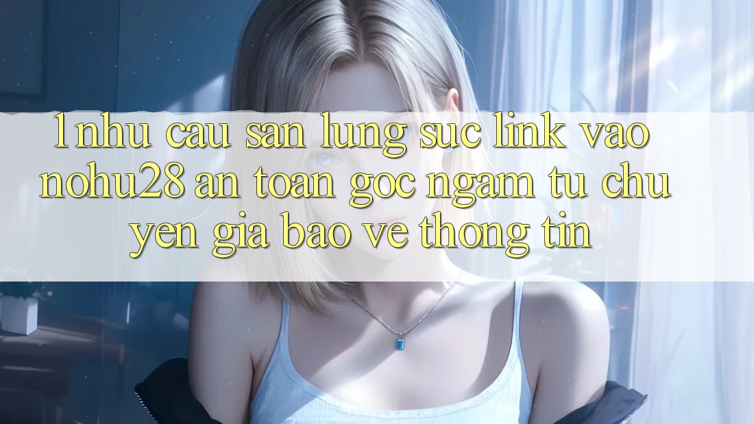 1. Nhu Cầu Săn lùng sục Link Vào Nohu28 An Toàn - Góc Ngắm Từ Chuyên Gia Bảo vệ thông tin 1. Nhu Cầu Săn lùng sục Link Vào Nohu28 An Toàn - Góc Ngắm Từ Chuyên Gia Bảo vệ thông tin