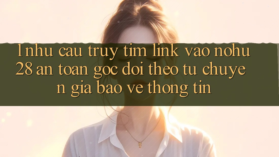 1. Nhu Cầu Truy tìm Link Vào Nohu28 An Toàn - Góc Dõi theo Từ Chuyên Gia Bảo vệ thông tin