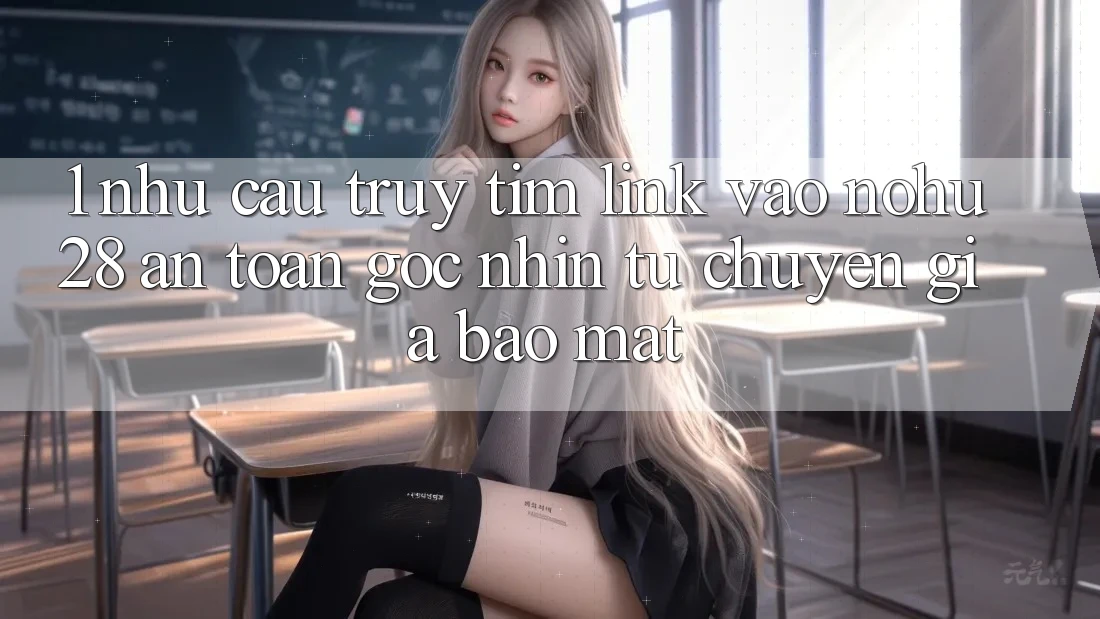 1. Nhu Cầu Truy tìm Link Vào Nohu28 An Toàn - Góc Nhìn Từ Chuyên Gia Bảo Mật