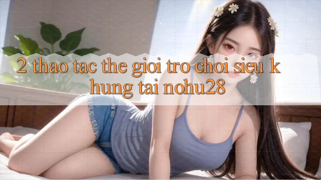 2. Thao tác Thế Giới Trò chơi Siêu Khủng Tại Nohu28 2. Thao tác Thế Giới Trò chơi Siêu Khủng Tại Nohu28
