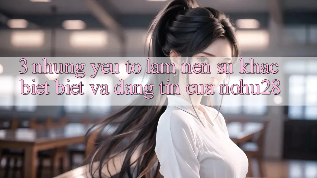 3. Những Yếu Tố Làm Nên Sự Khác biệt Biệt Và Đáng tin Của Nohu28