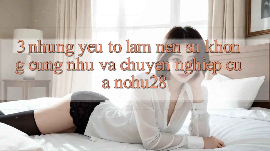 3. Những Yếu Tố Làm Nên Sự Không cũng như Và Chuyên nghiệp Của Nohu28