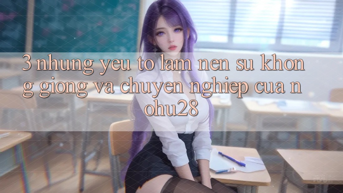 3. Những Yếu Tố Làm Nên Sự Không giống Và Chuyên nghiệp Của Nohu28 3. Những Yếu Tố Làm Nên Sự Không giống Và Chuyên nghiệp Của Nohu28