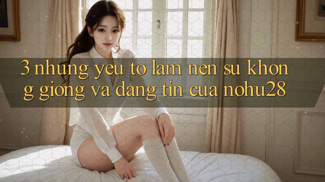 3. Những Yếu Tố Làm Nên Sự Không giống Và Đáng tin Của Nohu28
