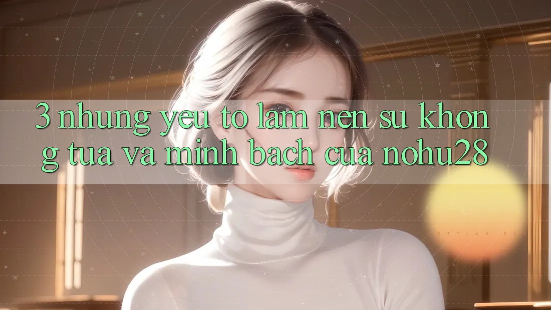 3. Những Yếu Tố Làm Nên Sự Không tựa Và Minh bạch Của Nohu28 3. Những Yếu Tố Làm Nên Sự Không tựa Và Minh bạch Của Nohu28