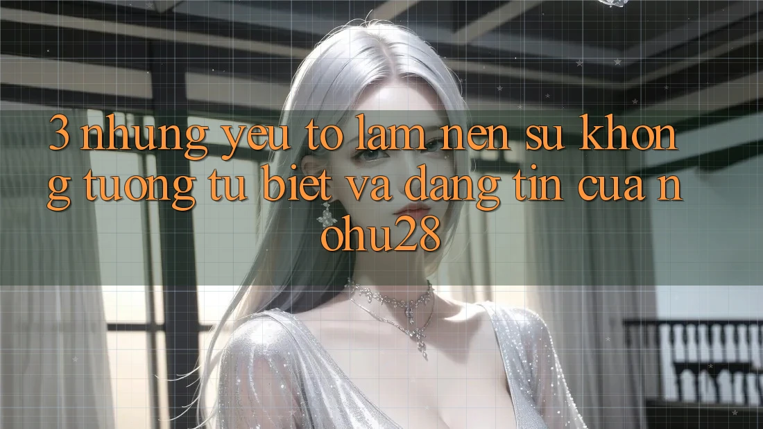 3. Những Yếu Tố Làm Nên Sự Không tương tự Biệt Và Đáng tin Của Nohu28 3. Những Yếu Tố Làm Nên Sự Không tương tự Biệt Và Đáng tin Của Nohu28