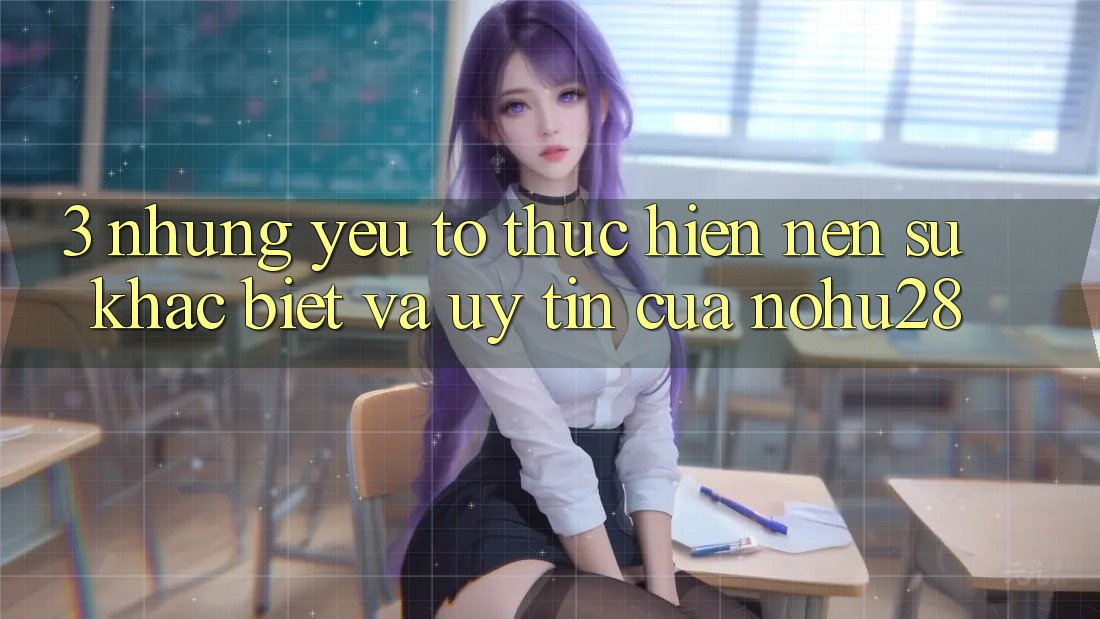 3. Những Yếu Tố Thực hiện Nên Sự Khác Biệt Và Uy Tín Của Nohu28