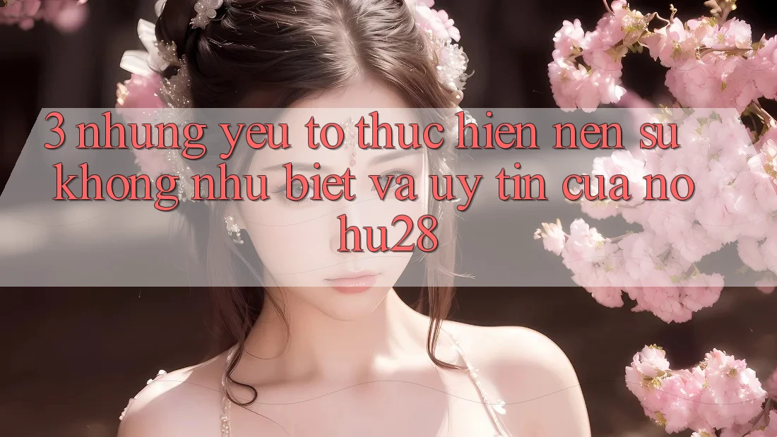 3. Những Yếu Tố Thực hiện Nên Sự Không như Biệt Và Uy Tín Của Nohu28 3. Những Yếu Tố Thực hiện Nên Sự Không như Biệt Và Uy Tín Của Nohu28