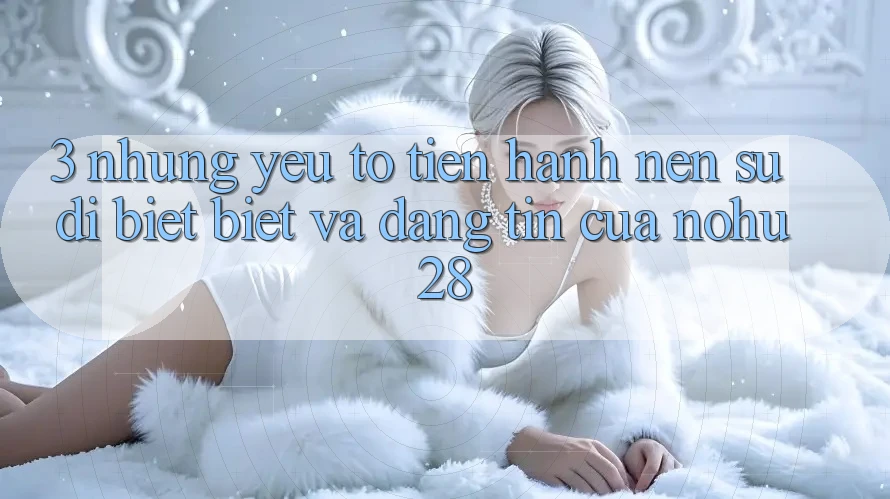 3. Những Yếu Tố Tiến hành Nên Sự Dị biệt Biệt Và Đáng tin Của Nohu28 3. Những Yếu Tố Tiến hành Nên Sự Dị biệt Biệt Và Đáng tin Của Nohu28