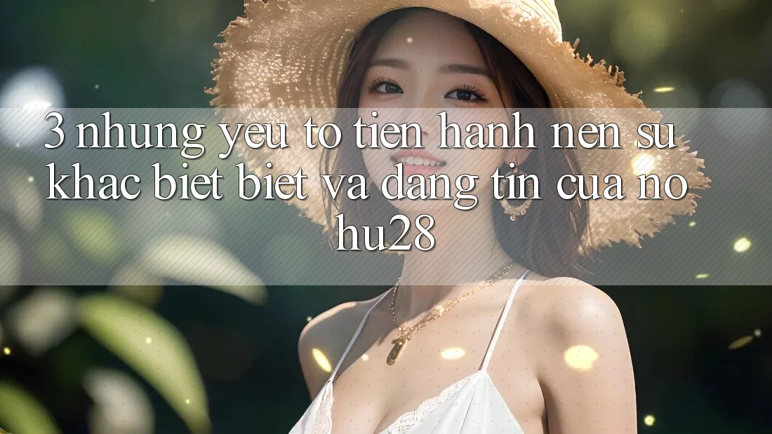 3. Những Yếu Tố Tiến hành Nên Sự Khác biệt Biệt Và Đáng tin Của Nohu28 3. Những Yếu Tố Tiến hành Nên Sự Khác biệt Biệt Và Đáng tin Của Nohu28