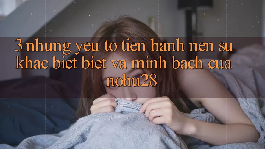3. Những Yếu Tố Tiến hành Nên Sự Khác biệt Biệt Và Minh bạch Của Nohu28