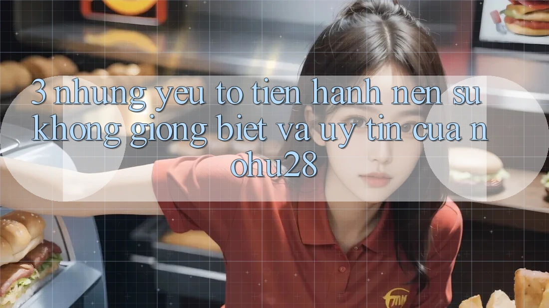 3. Những Yếu Tố Tiến hành Nên Sự Không giống biệt Và Uy Tín Của Nohu28