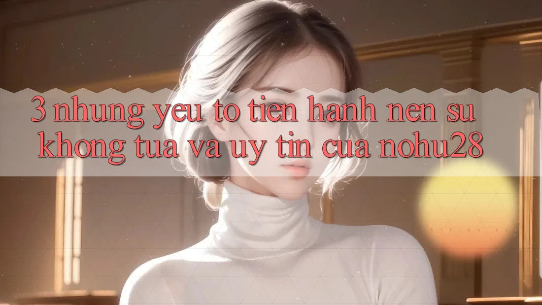 3. Những Yếu Tố Tiến hành Nên Sự Không tựa Và Uy Tín Của Nohu28 3. Những Yếu Tố Tiến hành Nên Sự Không tựa Và Uy Tín Của Nohu28