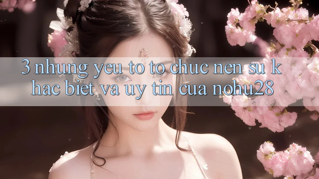 3. Những Yếu Tố Tổ chức Nên Sự Khác Biệt Và Uy Tín Của Nohu28 3. Những Yếu Tố Tổ chức Nên Sự Khác Biệt Và Uy Tín Của Nohu28