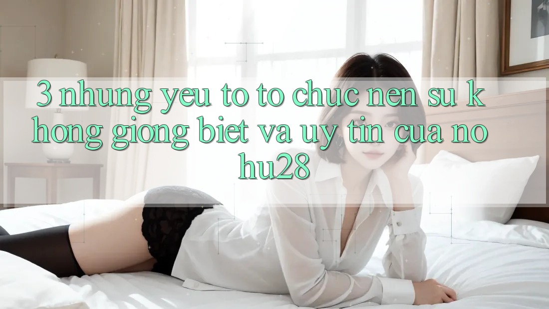 3. Những Yếu Tố Tổ chức Nên Sự Không giống Biệt Và Uy Tín Của Nohu28 3. Những Yếu Tố Tổ chức Nên Sự Không giống Biệt Và Uy Tín Của Nohu28
