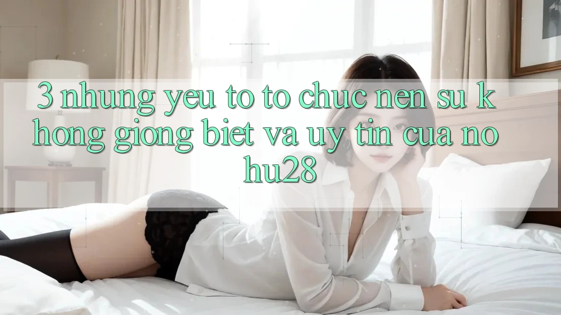 3. Những Yếu Tố Tổ chức Nên Sự Không giống Biệt Và Uy Tín Của Nohu28 3. Những Yếu Tố Tổ chức Nên Sự Không giống Biệt Và Uy Tín Của Nohu28