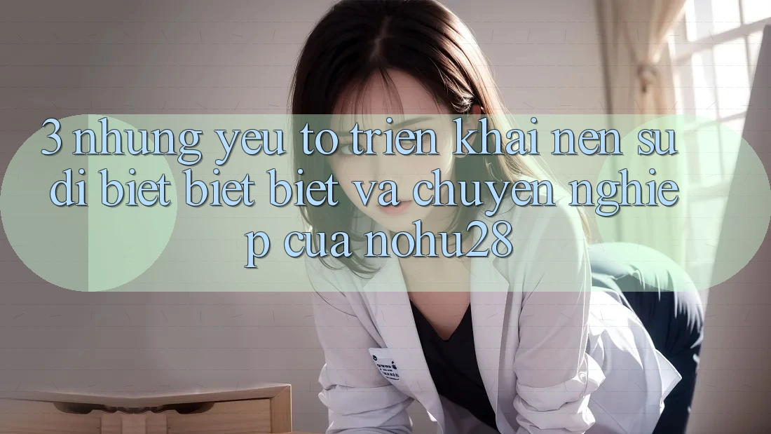 3. Những Yếu Tố Triển khai Nên Sự Dị biệt biệt Biệt Và Chuyên nghiệp Của Nohu28