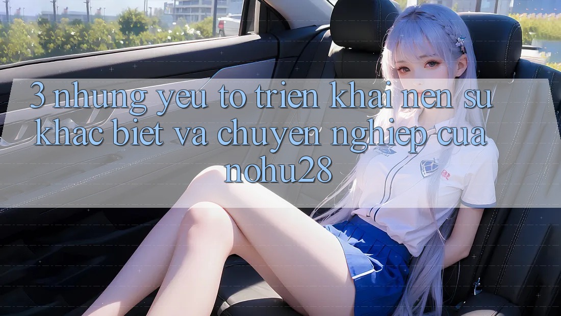 3. Những Yếu Tố Triển khai Nên Sự Khác Biệt Và Chuyên nghiệp Của Nohu28