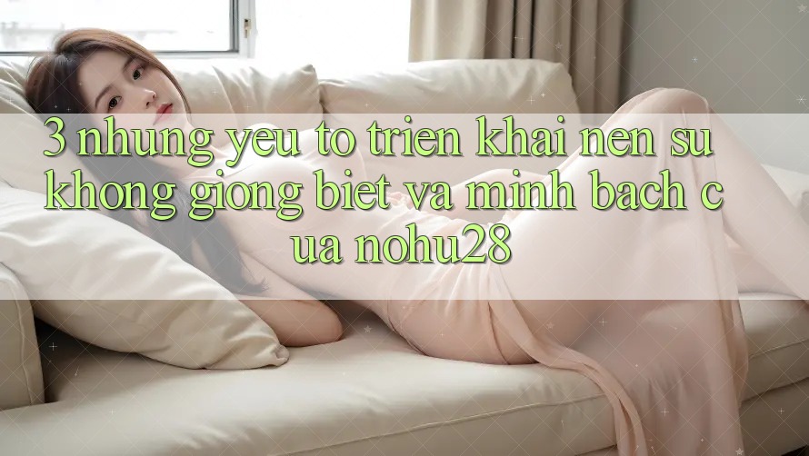 3. Những Yếu Tố Triển khai Nên Sự Không giống Biệt Và Minh bạch Của Nohu28
