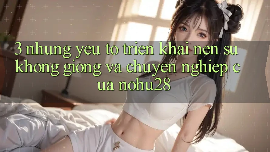 3. Những Yếu Tố Triển khai Nên Sự Không giống Và Chuyên nghiệp Của Nohu28 3. Những Yếu Tố Triển khai Nên Sự Không giống Và Chuyên nghiệp Của Nohu28