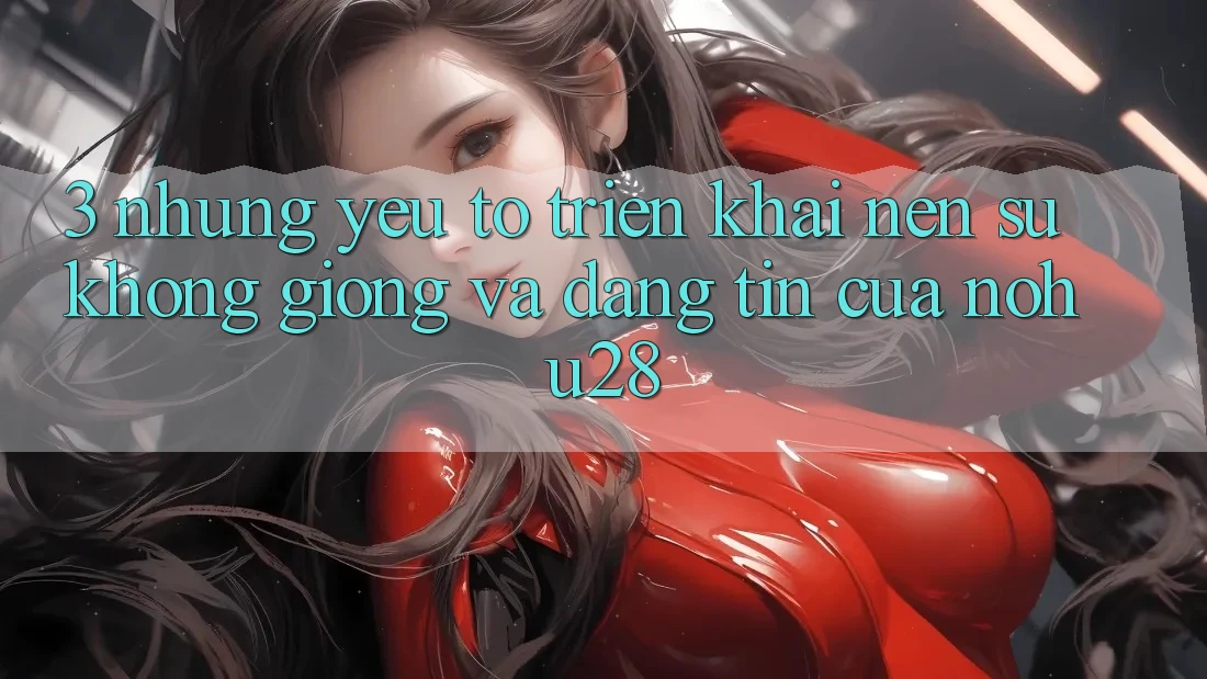 3. Những Yếu Tố Triển khai Nên Sự Không giống Và Đáng tin Của Nohu28