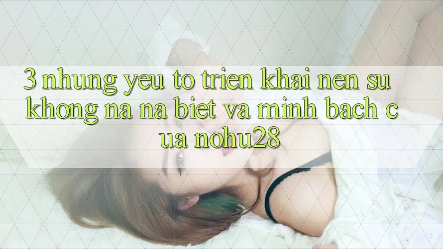 3. Những Yếu Tố Triển khai Nên Sự Không na ná Biệt Và Minh bạch Của Nohu28 3. Những Yếu Tố Triển khai Nên Sự Không na ná Biệt Và Minh bạch Của Nohu28