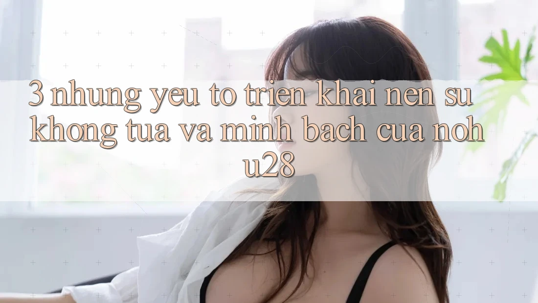 3. Những Yếu Tố Triển khai Nên Sự Không tựa Và Minh bạch Của Nohu28 3. Những Yếu Tố Triển khai Nên Sự Không tựa Và Minh bạch Của Nohu28