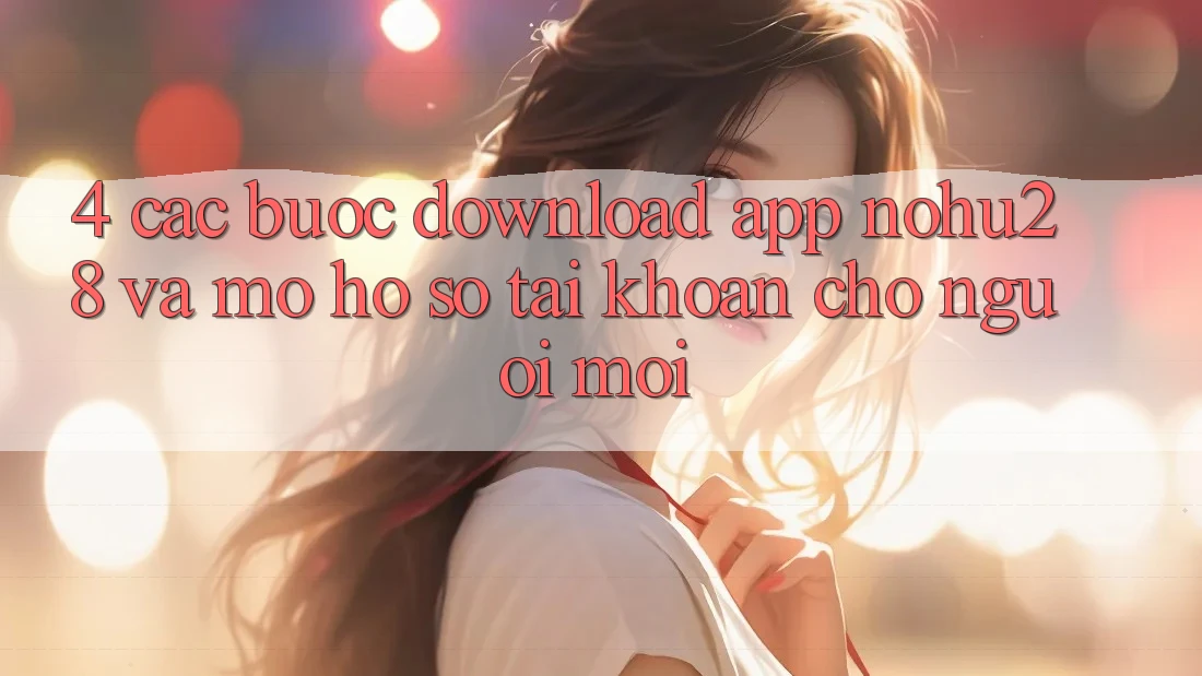 4. Các bước Download App Nohu28 Và Mở hồ sơ Tài Khoản Cho Người Mới 4. Các bước Download App Nohu28 Và Mở hồ sơ Tài Khoản Cho Người Mới