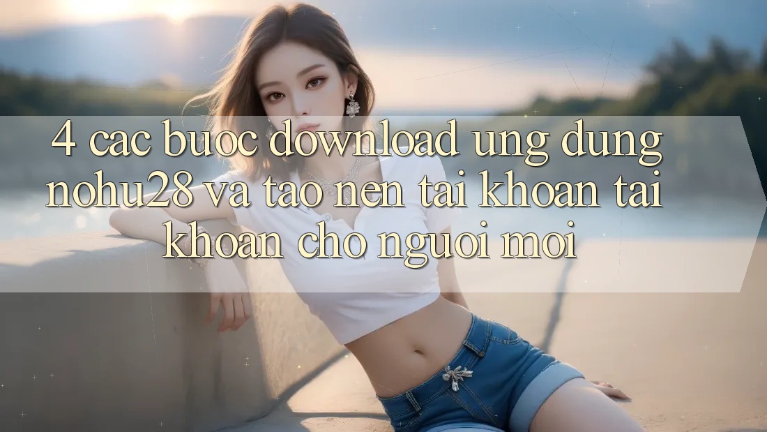 4. Các bước Download Ứng dụng Nohu28 Và Tạo nên tài khoản Tài Khoản Cho Người Mới