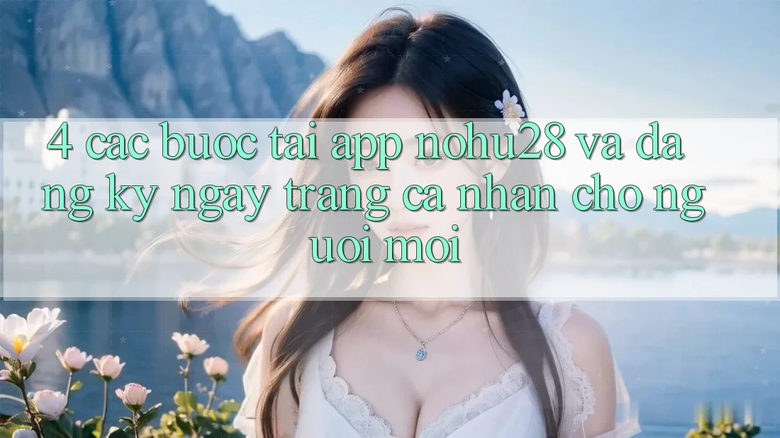 4. Các bước Tải App Nohu28 Và Đăng ký ngay Trang cá nhân Cho Người Mới