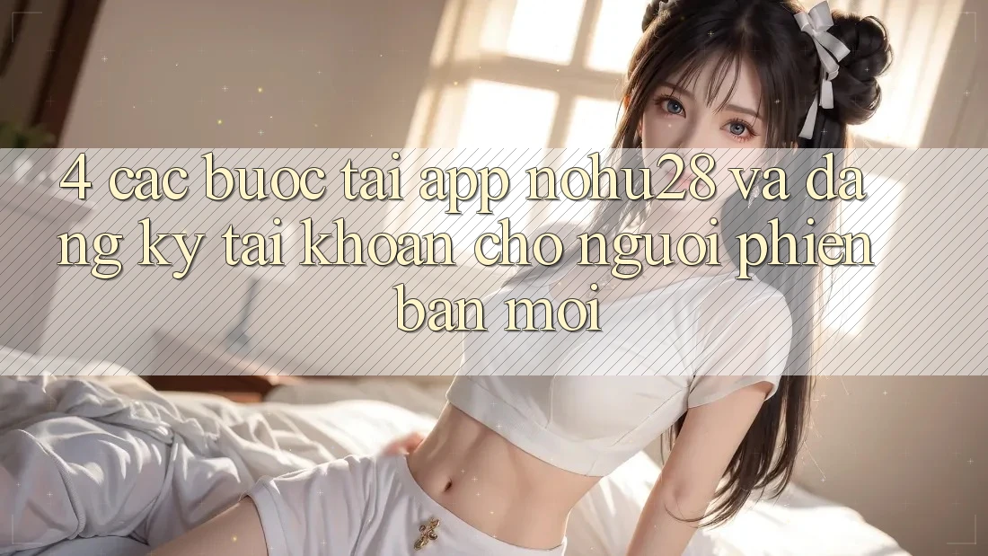 4. Các bước Tải App Nohu28 Và Đăng Ký Tài Khoản Cho Người Phiên bản mới