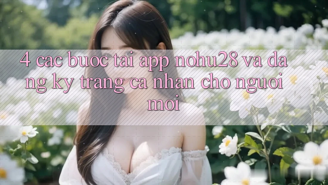 4. Các bước Tải App Nohu28 Và Đăng Ký Trang cá nhân Cho Người Mới