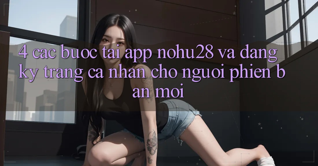 4. Các bước Tải App Nohu28 Và Đăng Ký Trang cá nhân Cho Người Phiên bản mới