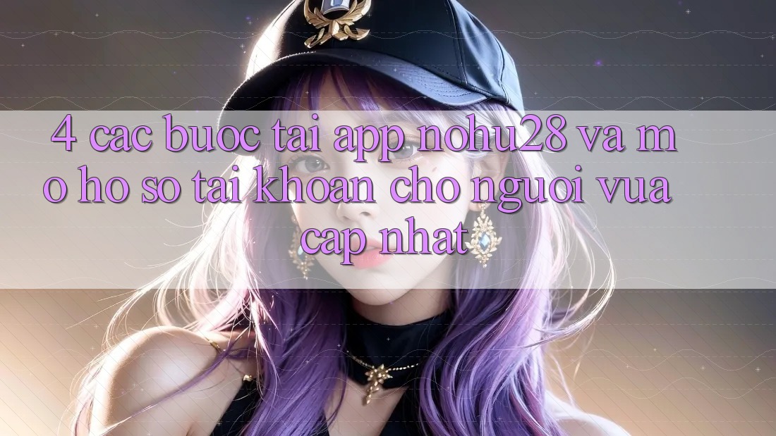 4. Các bước Tải App Nohu28 Và Mở hồ sơ Tài Khoản Cho Người Vừa cập nhật