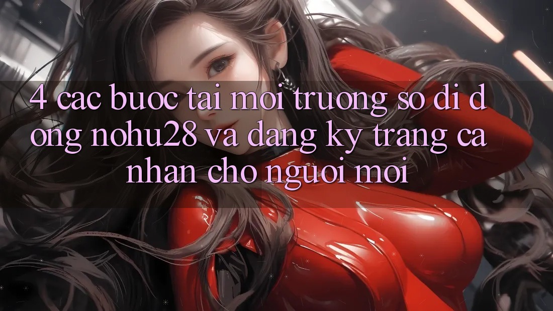 4. Các bước Tải Môi trường số di động Nohu28 Và Đăng Ký Trang cá nhân Cho Người Mới