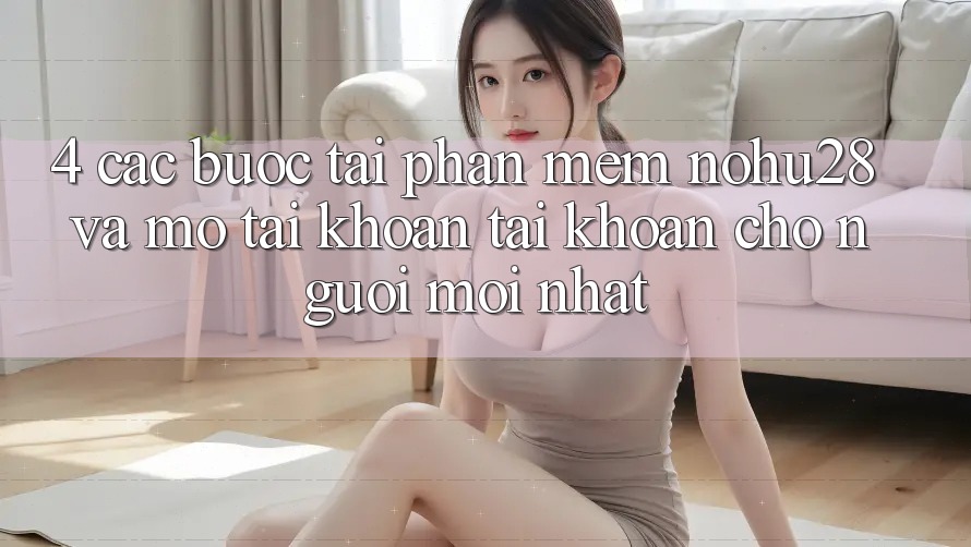 4. Các bước Tải Phần mềm Nohu28 Và Mở tài khoản Tài Khoản Cho Người Mới nhất