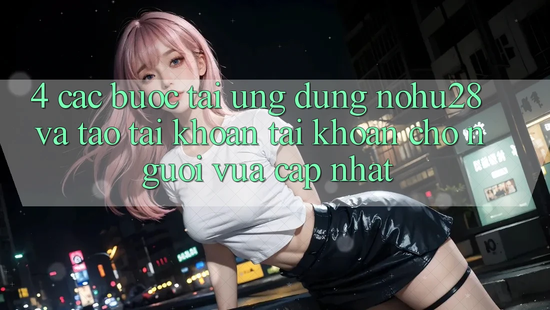 4. Các bước Tải Ứng dụng Nohu28 Và Tạo tài khoản Tài Khoản Cho Người Vừa cập nhật