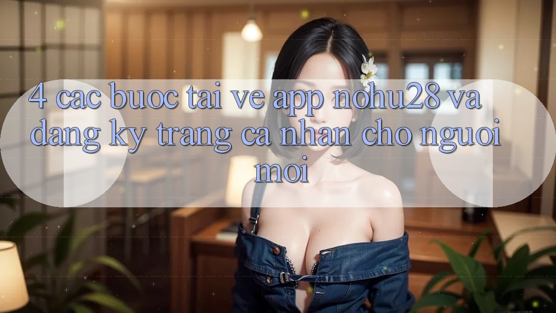 4. Các bước Tải về App Nohu28 Và Đăng ký Trang cá nhân Cho Người Mới