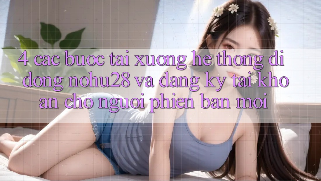 4. Các bước Tải xuống Hệ thống di động Nohu28 Và Đăng Ký Tài Khoản Cho Người Phiên bản mới