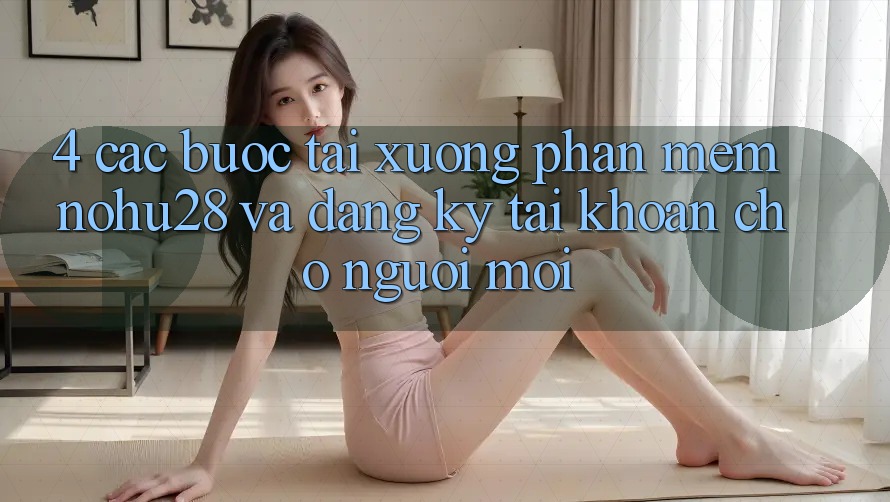 4. Các bước Tải xuống Phần mềm Nohu28 Và Đăng Ký Tài khoản Cho Người Mới