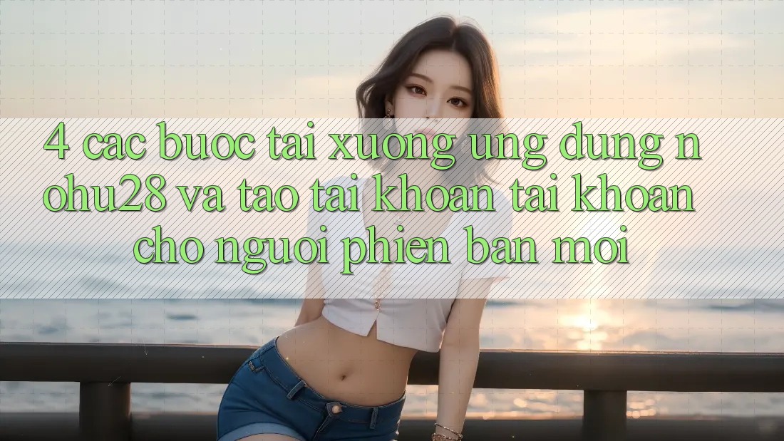 4. Các bước Tải xuống Ứng dụng Nohu28 Và Tạo tài khoản Tài Khoản Cho Người Phiên bản mới