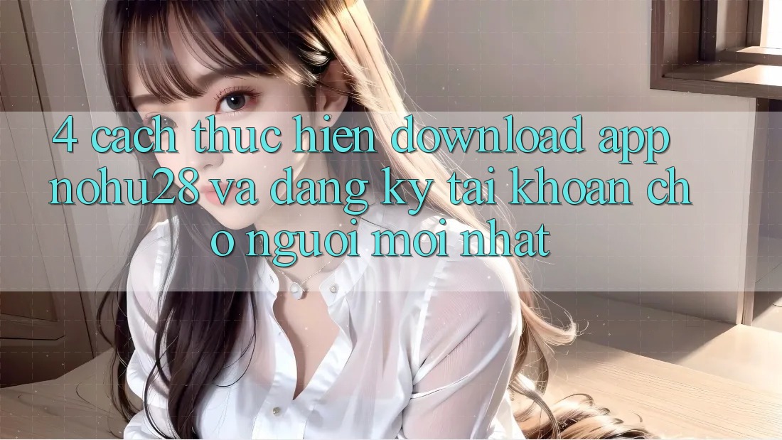 4. Cách thực hiện Download App Nohu28 Và Đăng Ký Tài Khoản Cho Người Mới nhất