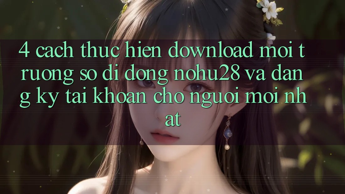 4. Cách thực hiện Download Môi trường số di động Nohu28 Và Đăng Ký Tài Khoản Cho Người Mới nhất