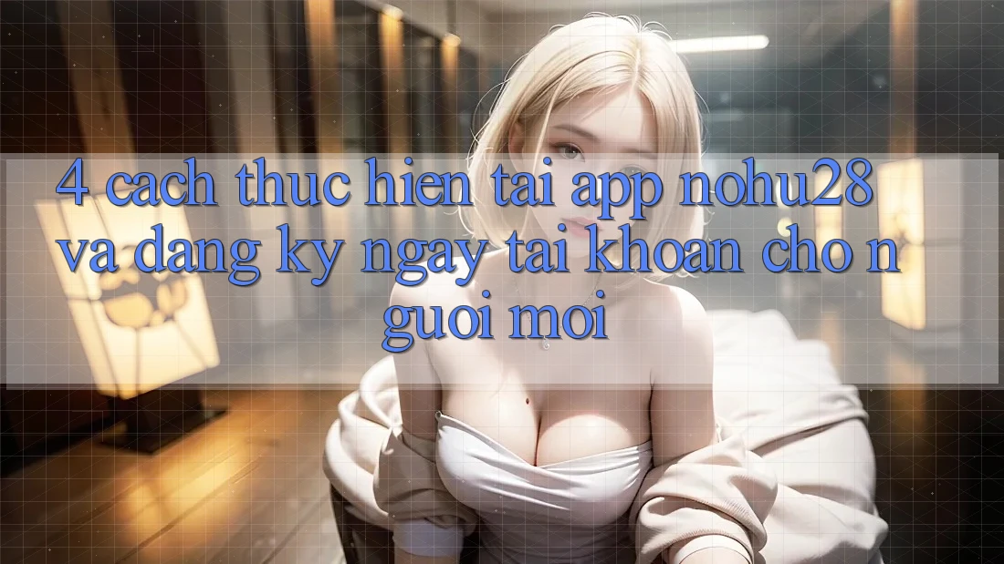 4. Cách thực hiện Tải App Nohu28 Và Đăng ký ngay Tài Khoản Cho Người Mới