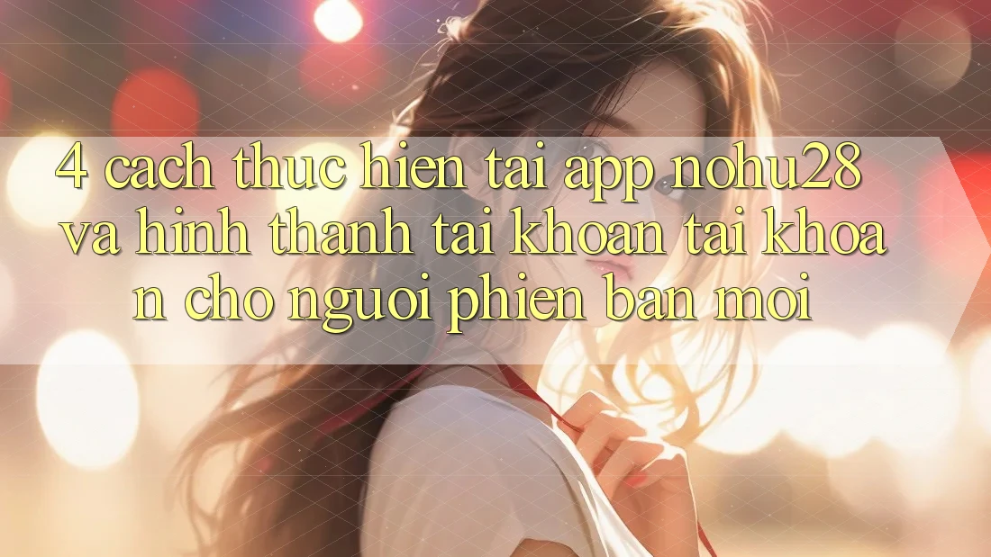 4. Cách thực hiện Tải App Nohu28 Và Hình thành tài khoản Tài Khoản Cho Người Phiên bản mới 4. Cách thực hiện Tải App Nohu28 Và Hình thành tài khoản Tài Khoản Cho Người Phiên bản mới