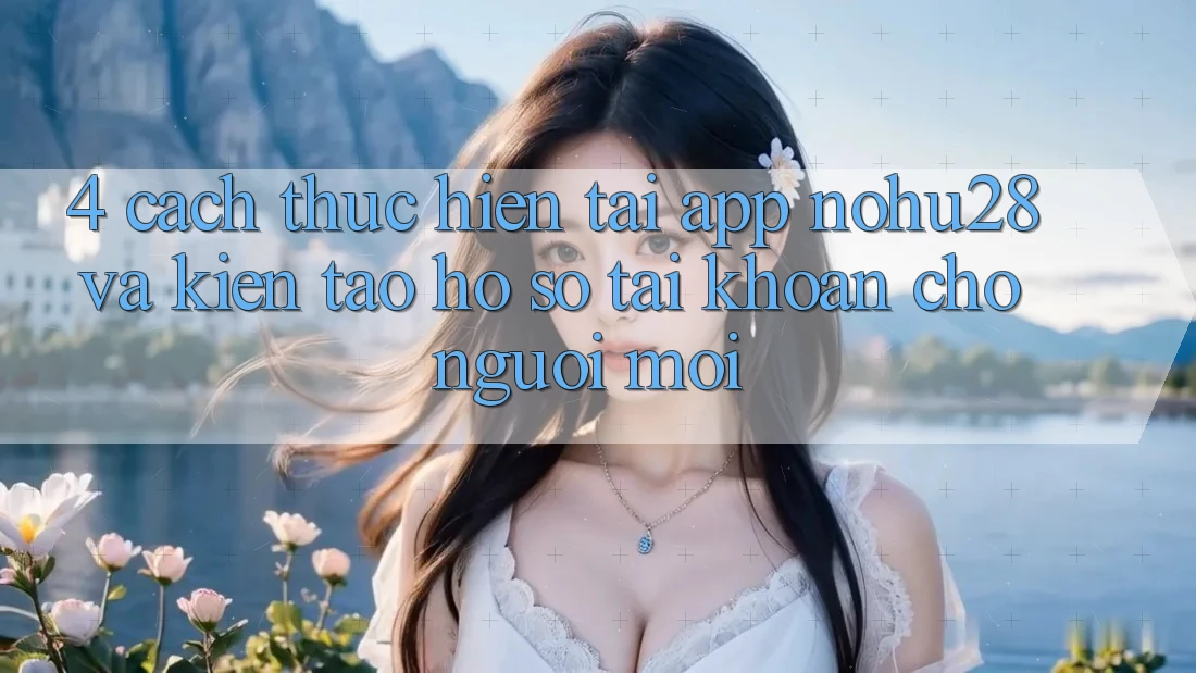 4. Cách thực hiện Tải App Nohu28 Và Kiến tạo hồ sơ Tài Khoản Cho Người Mới