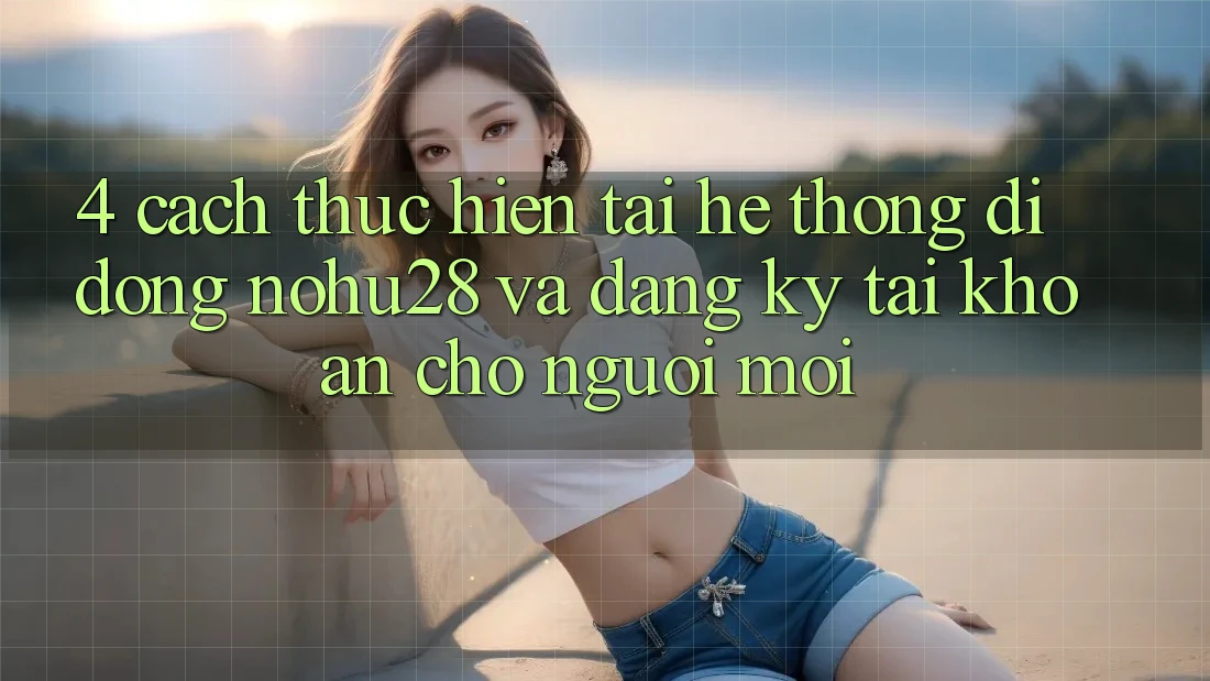 4. Cách thực hiện Tải Hệ thống di động Nohu28 Và Đăng Ký Tài Khoản Cho Người Mới