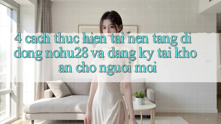 4. Cách thực hiện Tải Nền tảng di động Nohu28 Và Đăng Ký Tài khoản Cho Người Mới