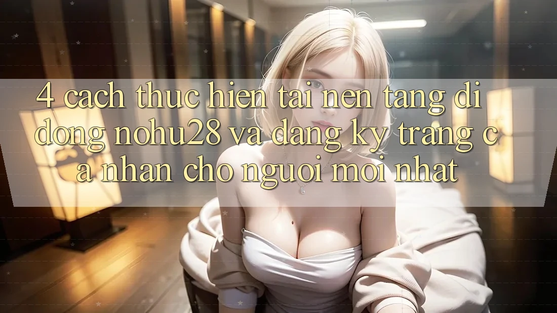 4. Cách thực hiện Tải Nền tảng di động Nohu28 Và Đăng Ký Trang cá nhân Cho Người Mới nhất