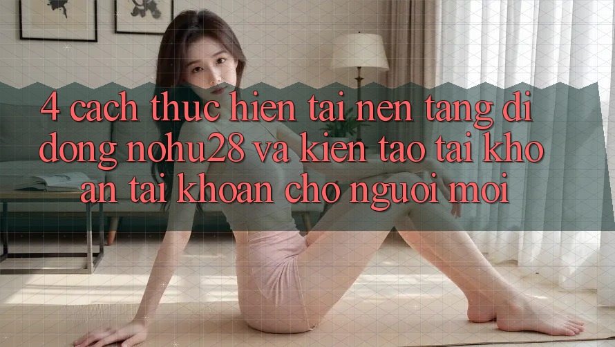 4. Cách thực hiện Tải Nền tảng di động Nohu28 Và Kiến tạo tài khoản Tài Khoản Cho Người Mới